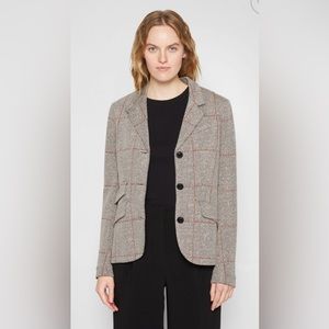 Rag & Bone Check Viscose Slade Blazer Size2